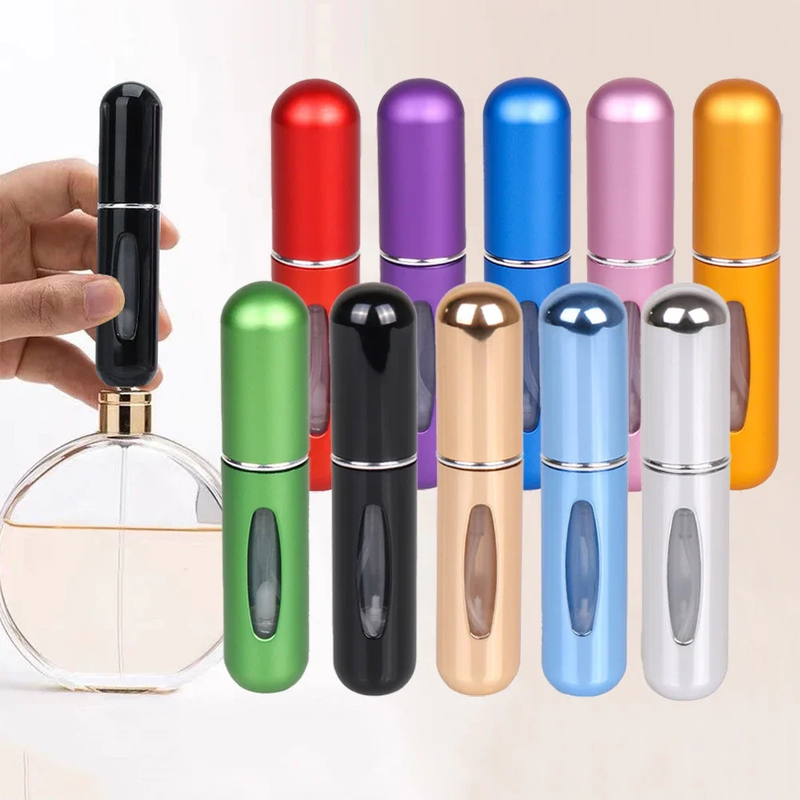 1-5 uds botella de recarga de Perfume Mini frasco de aerosol