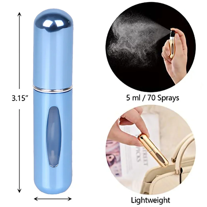 1-5 uds botella de recarga de Perfume Mini frasco de aerosol