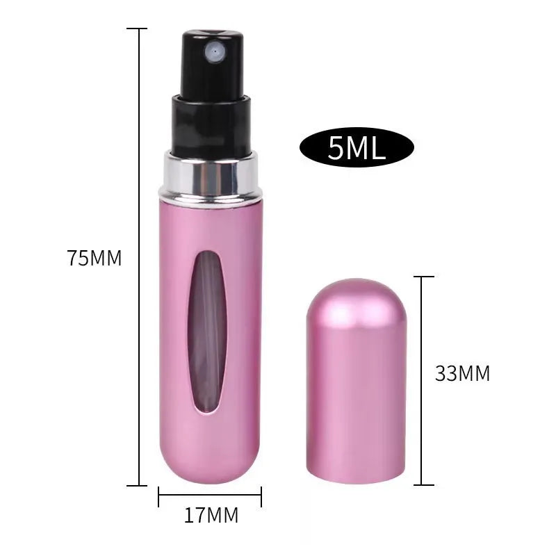 1-5 uds botella de recarga de Perfume Mini frasco de aerosol