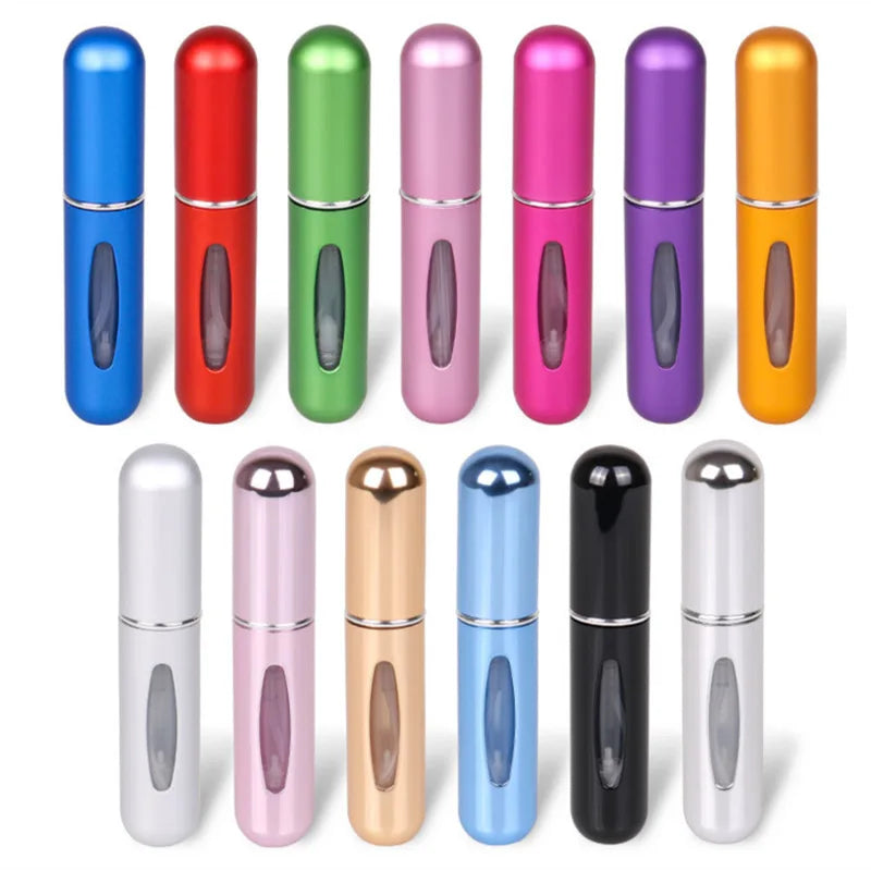 1-5 uds botella de recarga de Perfume Mini frasco de aerosol