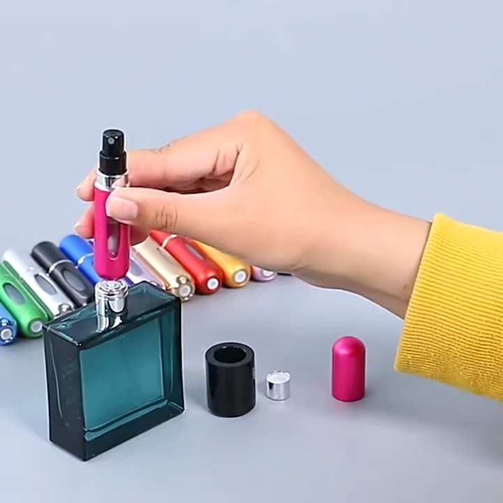 1-5 uds botella de recarga de Perfume Mini frasco de aerosol