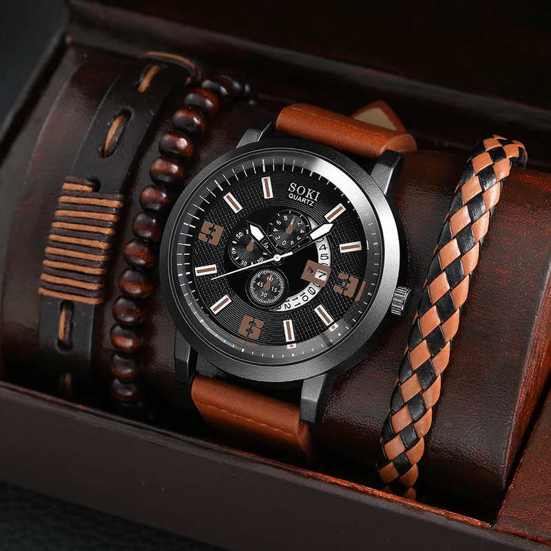 Reloj Elegante | +3 pulseras a juego ¡Solo esta semana! ⏱️